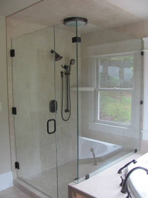 custom shower enclosure